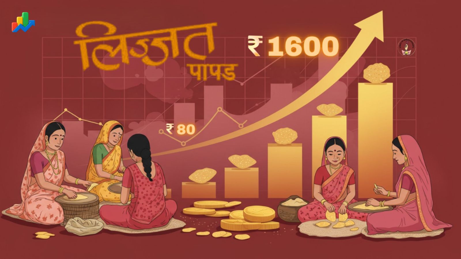 The Financial Story of Lijjat Papad: From ₹80 to a ₹1,600 Crore Empire