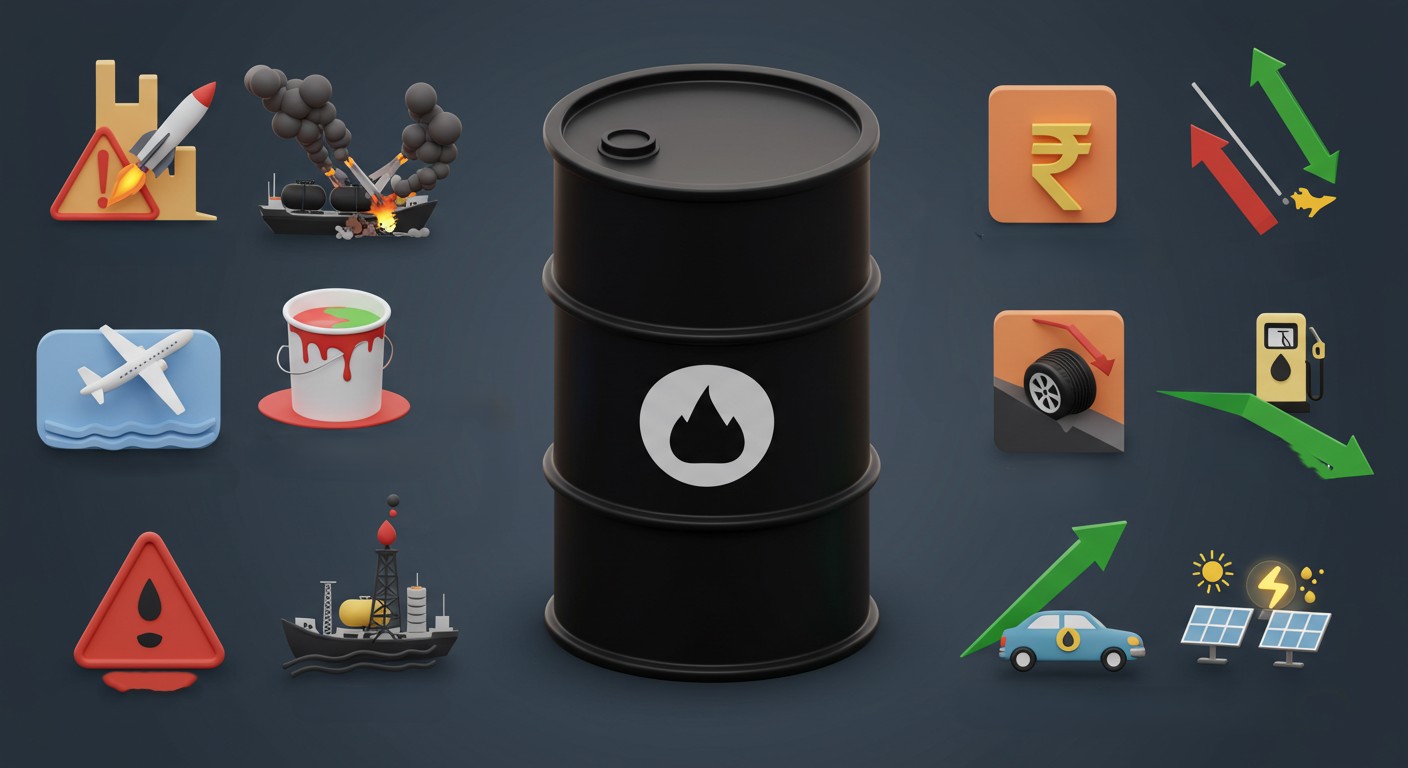 Crude Shock: How Oil Price Surge Could Burn Indian Industries Crude Shock: How Oil Price Surge Could Burn Indian Industries
